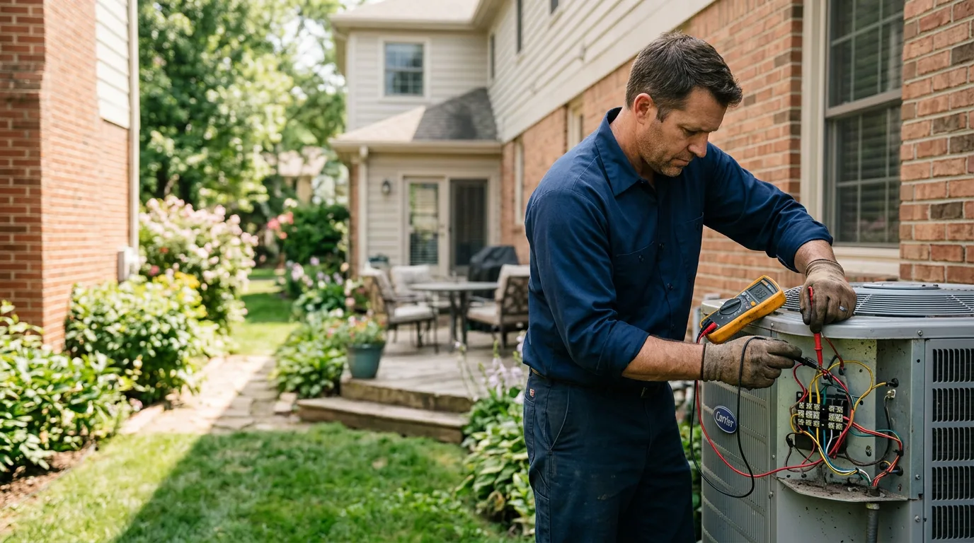 HVAC technician working near Saint David, AZ